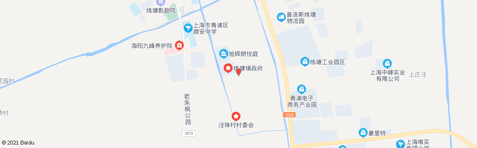 上海章练塘路泾珠路_公交站地图_上海公交_妙搜公交查询2024