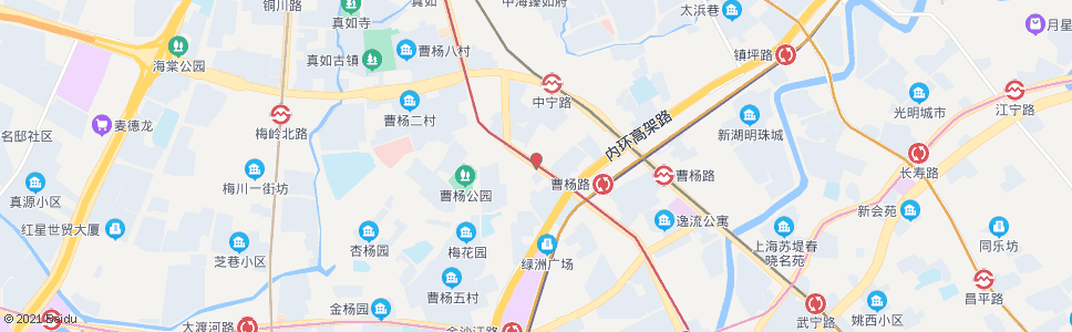 上海曹杨路兰溪路_公交站地图_上海公交_妙搜公交查询2024