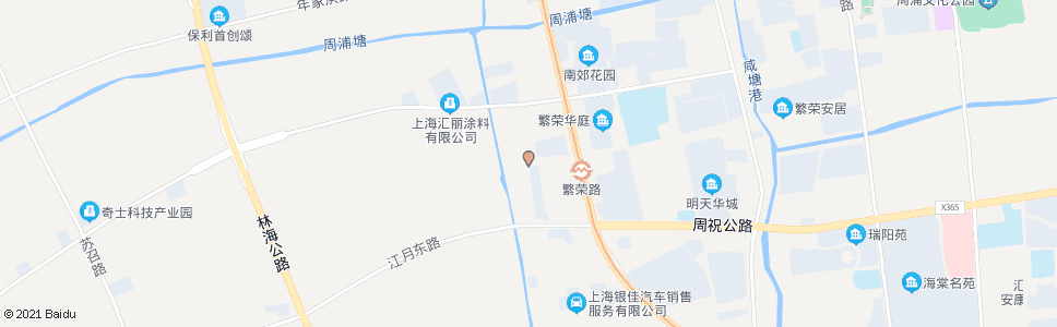 上海建韵路繁荣路_公交站地图_上海公交_妙搜公交查询2024