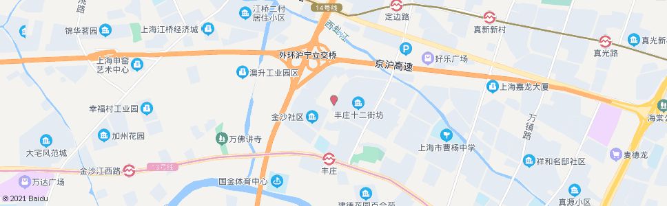 上海丰庄西路清峪路_公交站地图_上海公交_妙搜公交查询2024