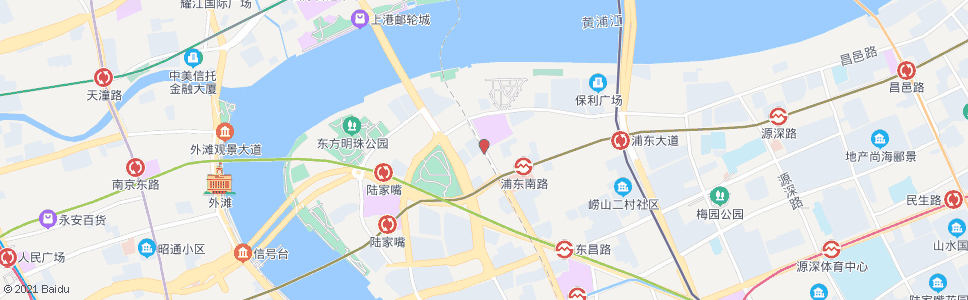 上海浦东南路东城路(临时站)_公交站地图_上海公交_妙搜公交查询2024