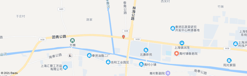 上海团青公路泰青公路_公交站地图_上海公交_妙搜公交查询2024