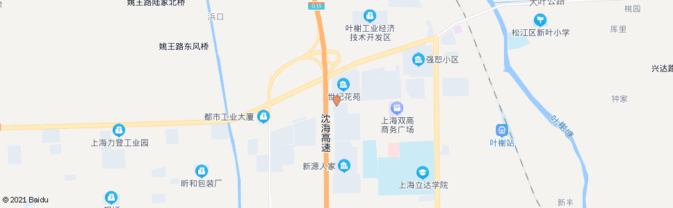 上海叶政路叶校路_公交站地图_上海公交_妙搜公交查询2024