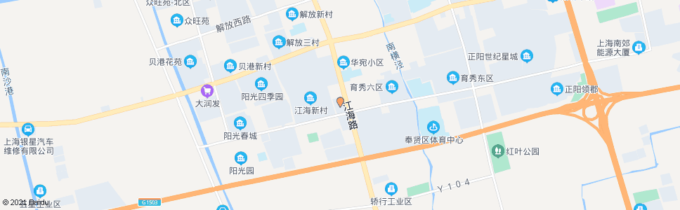 上海悦华大酒店(环城南路江海路)_公交站地图_上海公交_妙搜公交查询2024