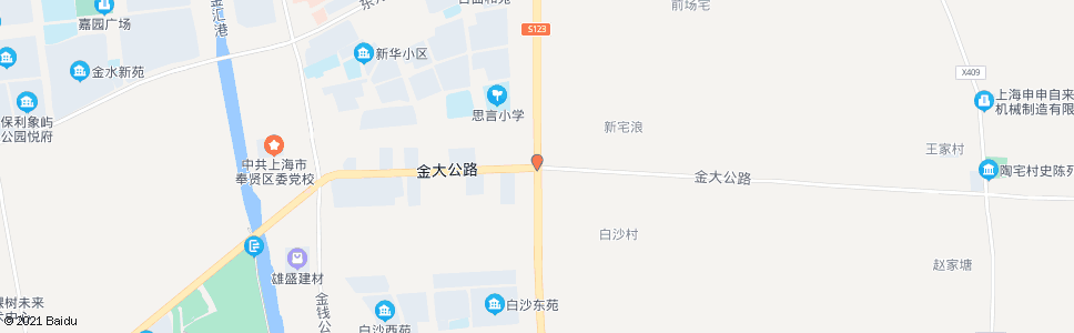 上海浦星公路金大公路_公交站地图_上海公交_妙搜公交查询2024