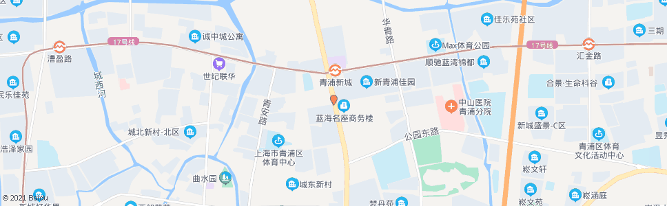 上海外青松公路界泾港路_公交站地图_上海公交_妙搜公交查询2024