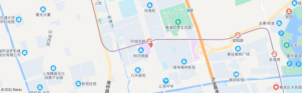 上海南团公路环城东路_公交站地图_上海公交_妙搜公交查询2024