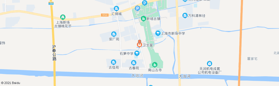 上海新奉公路石笋路_公交站地图_上海公交_妙搜公交查询2024