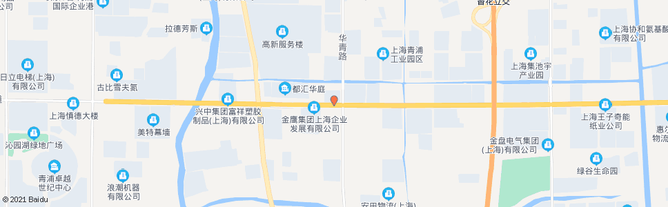 上海崧泽大道华青路_公交站地图_上海公交_妙搜公交查询2024