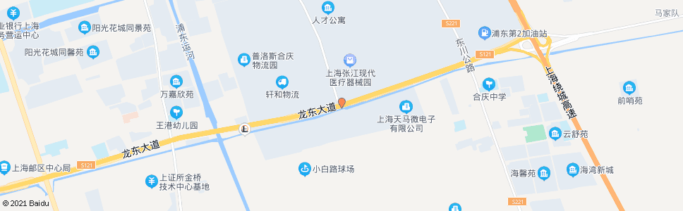 上海顾江路龙东大道_公交站地图_上海公交_妙搜公交查询2024