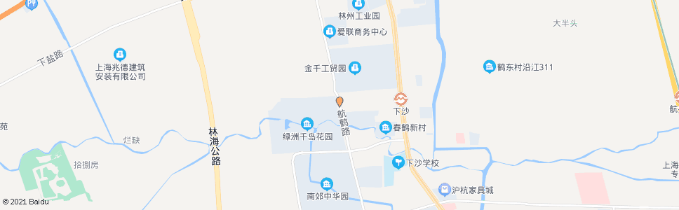 上海航鹤路鹤立西路(梅园小区)_公交站地图_上海公交_妙搜公交查询2024