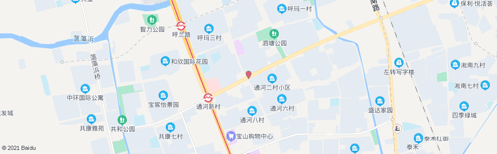 上海长江西路通河路_公交站地图_上海公交_妙搜公交查询2024