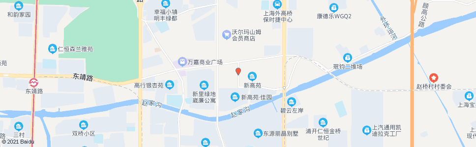 上海高建路东靖路_公交站地图_上海公交_妙搜公交查询2024