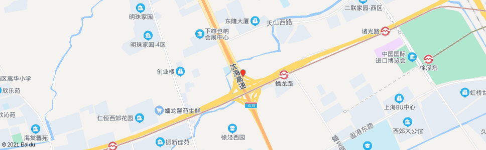 上海华徐公路岑家宅(潘龙)_公交站地图_上海公交_妙搜公交查询2024