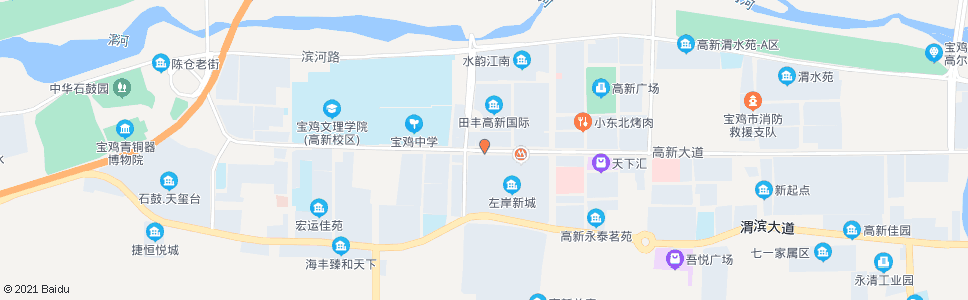 宝鸡学子路口_公交站地图_宝鸡公交_妙搜公交查询2024