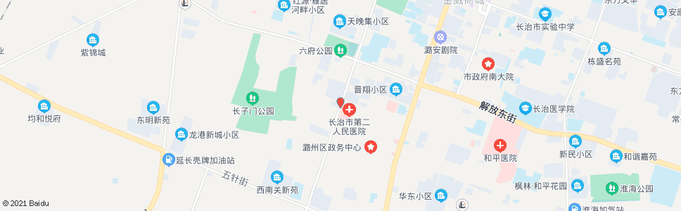 长治市二院_公交站地图_长治公交_妙搜公交查询2024