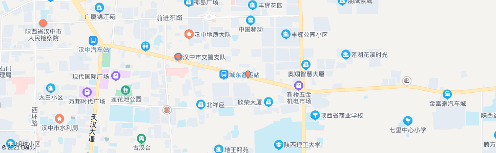 汉中兴汉住宅小区_公交站地图_汉中公交_妙搜公交查询2025