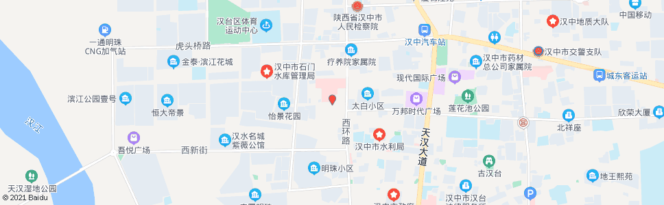 汉中市中心医院南门_公交站地图_汉中公交_妙搜公交查询2025