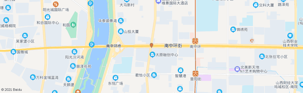 晋中平阳路南中环街口_公交站地图_晋中公交_妙搜公交查询2024