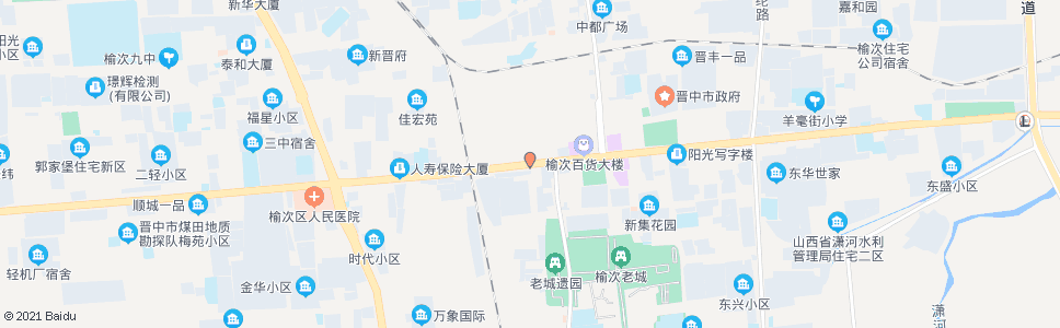 晋中颐景国际大酒店_公交站地图_晋中公交_妙搜公交查询2024