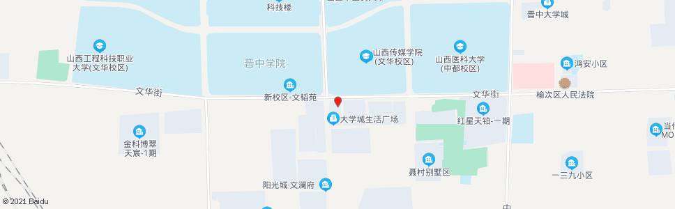 晋中省高校新区_公交站地图_晋中公交_妙搜公交查询2024