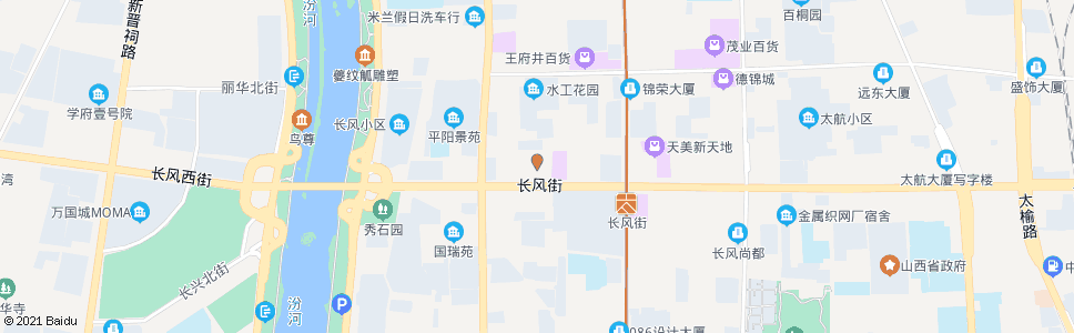 太原和信摩尔(长风街平阳路口)_公交站地图_太原公交_妙搜公交查询2024