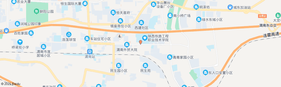 渭南陕铁职院_公交站地图_渭南公交_妙搜公交查询2025