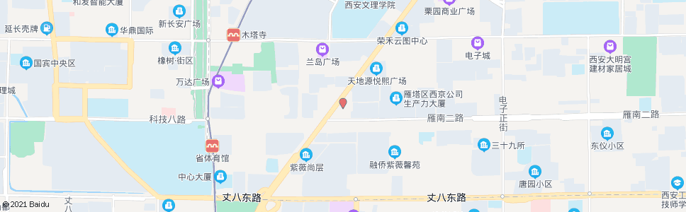 西安市建四公司_公交站地图_西安公交_妙搜公交查询2025