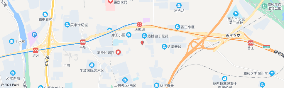 西安纺建路_公交站地图_西安公交_妙搜公交查询2025