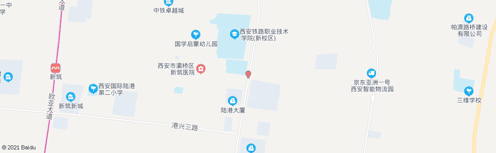 西安潘骞路_公交站地图_西安公交_妙搜公交查询2025