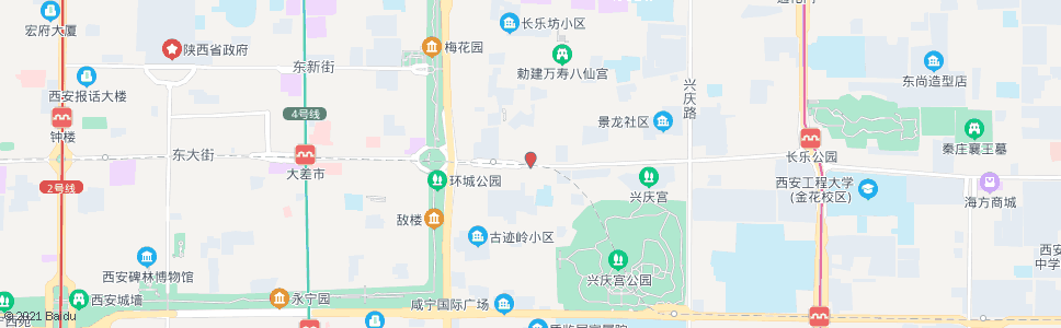 西安鸡市拐_公交站地图_西安公交_妙搜公交查询2025