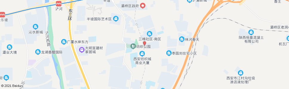 西安纺正街纺科路口_公交站地图_西安公交_妙搜公交查询2025