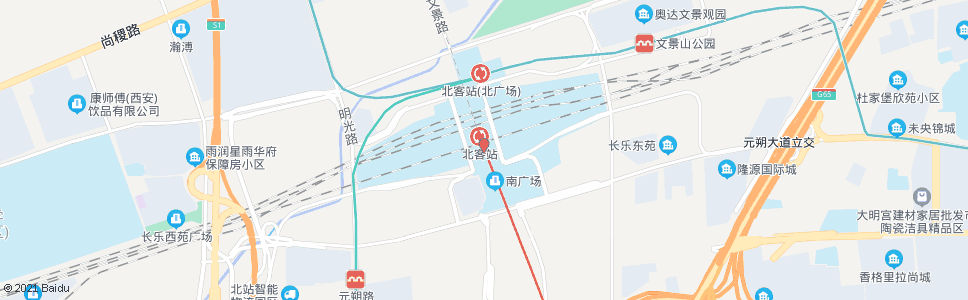 西安高新六路北口_公交站地图_西安公交_妙搜公交查询2024