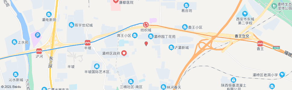 西安纺建路东段_公交站地图_西安公交_妙搜公交查询2024