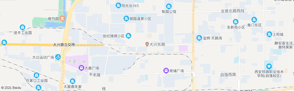 西安大兴东路劳动北路口_公交站地图_西安公交_妙搜公交查询2025