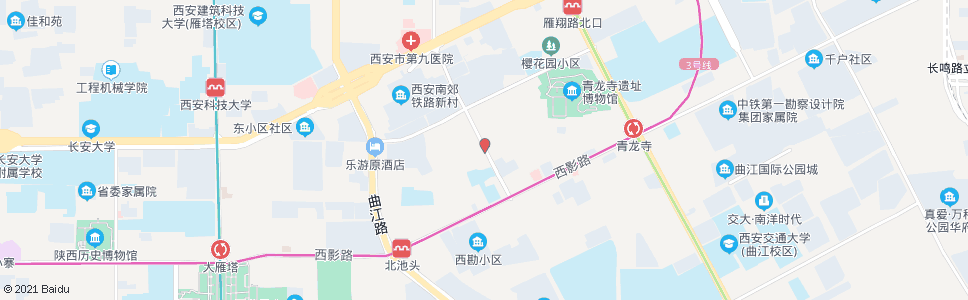 西安经九路西部家具城_公交站地图_西安公交_妙搜公交查询2025