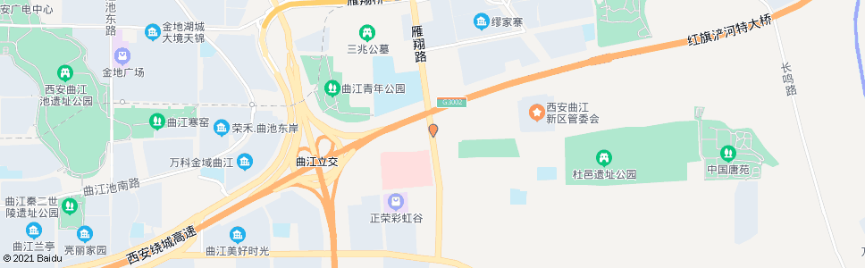 西安雁翔路杜陵邑南路口_公交站地图_西安公交_妙搜公交查询2025