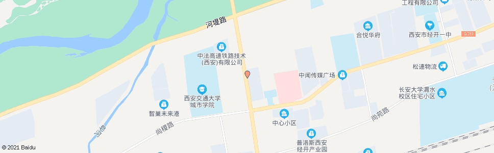 西安尚稷路草滩七路(渭水园度假村)_公交站地图_西安公交_妙搜公交查询2025