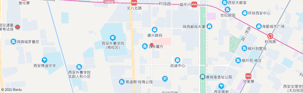 西安高新六路科技一路口_公交站地图_西安公交_妙搜公交查询2024