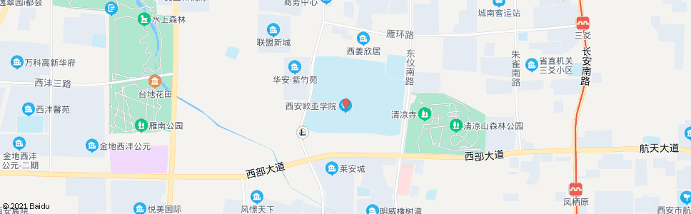 西安欧亚学院_公交站地图_西安公交_妙搜公交查询2025