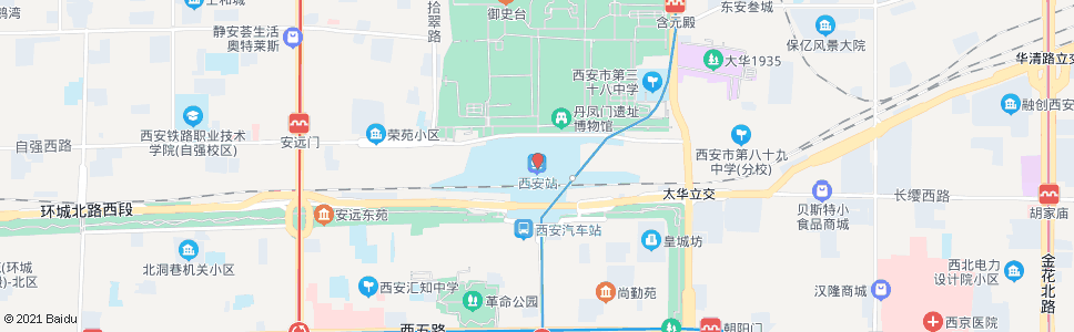 西安公路段_公交站地图_西安公交_妙搜公交查询2025