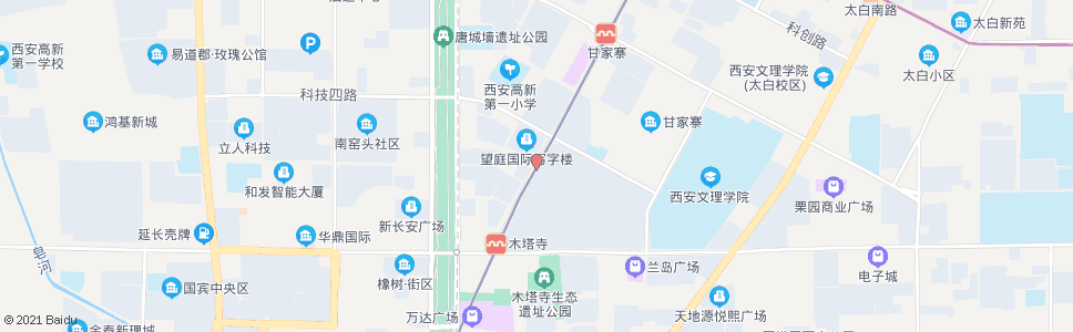 西安枫林绿洲西门_公交站地图_西安公交_妙搜公交查询2025