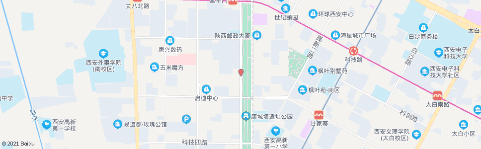 西安沣惠南路科技一路口_公交站地图_西安公交_妙搜公交查询2024