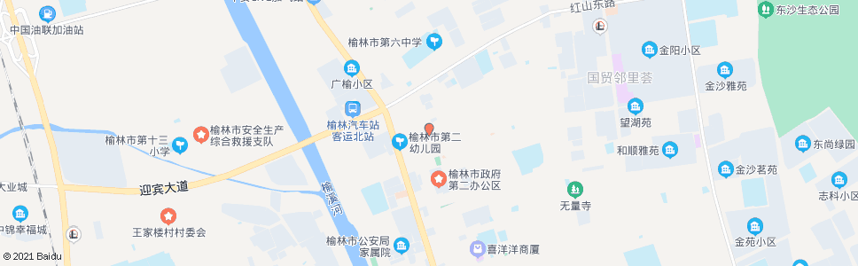 榆林东洲世纪大酒店_公交站地图_榆林公交_妙搜公交查询2025