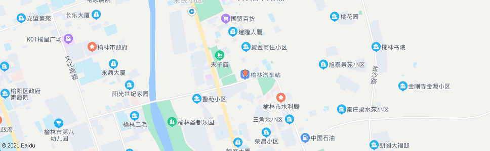 榆林长途汽车站_公交站地图_榆林公交_妙搜公交查询2025