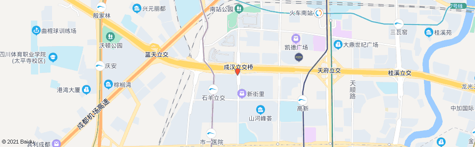 成都成汉中路_公交站地图_成都公交_妙搜公交查询2025