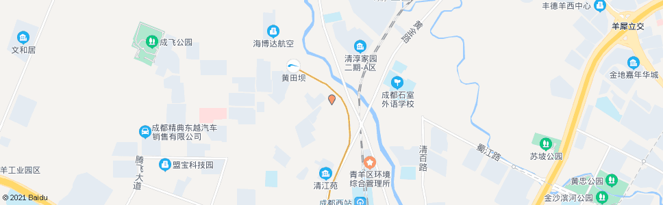 成都清江路_公交站地图_成都公交_妙搜公交查询2024