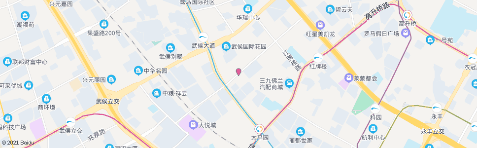 成都永顺路西_公交站地图_成都公交_妙搜公交查询2024