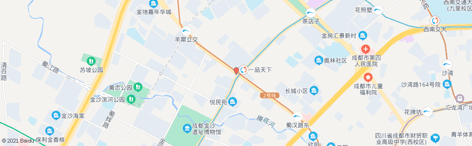 成都蜀汉路同和路口_公交站地图_成都公交_妙搜公交查询2025