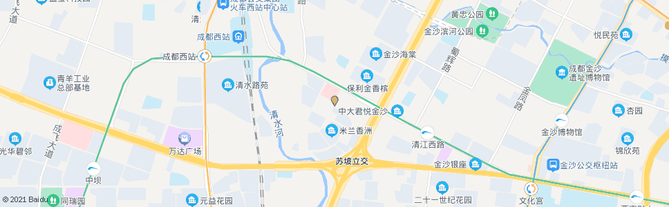 成都蜀鑫路_公交站地图_成都公交_妙搜公交查询2025